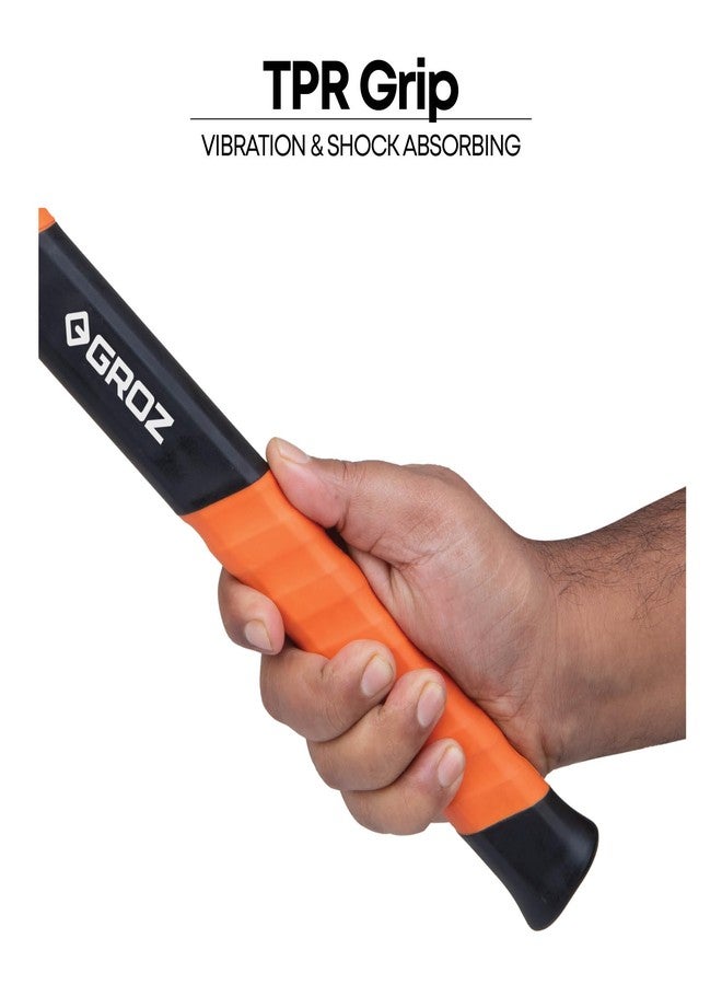 Groz Ball Pein Hammer, 226 gms 12" Fibreglass Handle with Overstrike Protection | 25% Wider Neck | Ball Pein Hammer for Bending, Shaping, Nailing | BPFG/8/12 (226 gms | 12" Handle) - Image 5